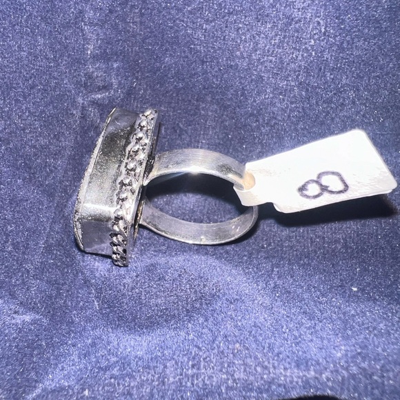 Sterling silver abalone ring - Picture 4 of 5